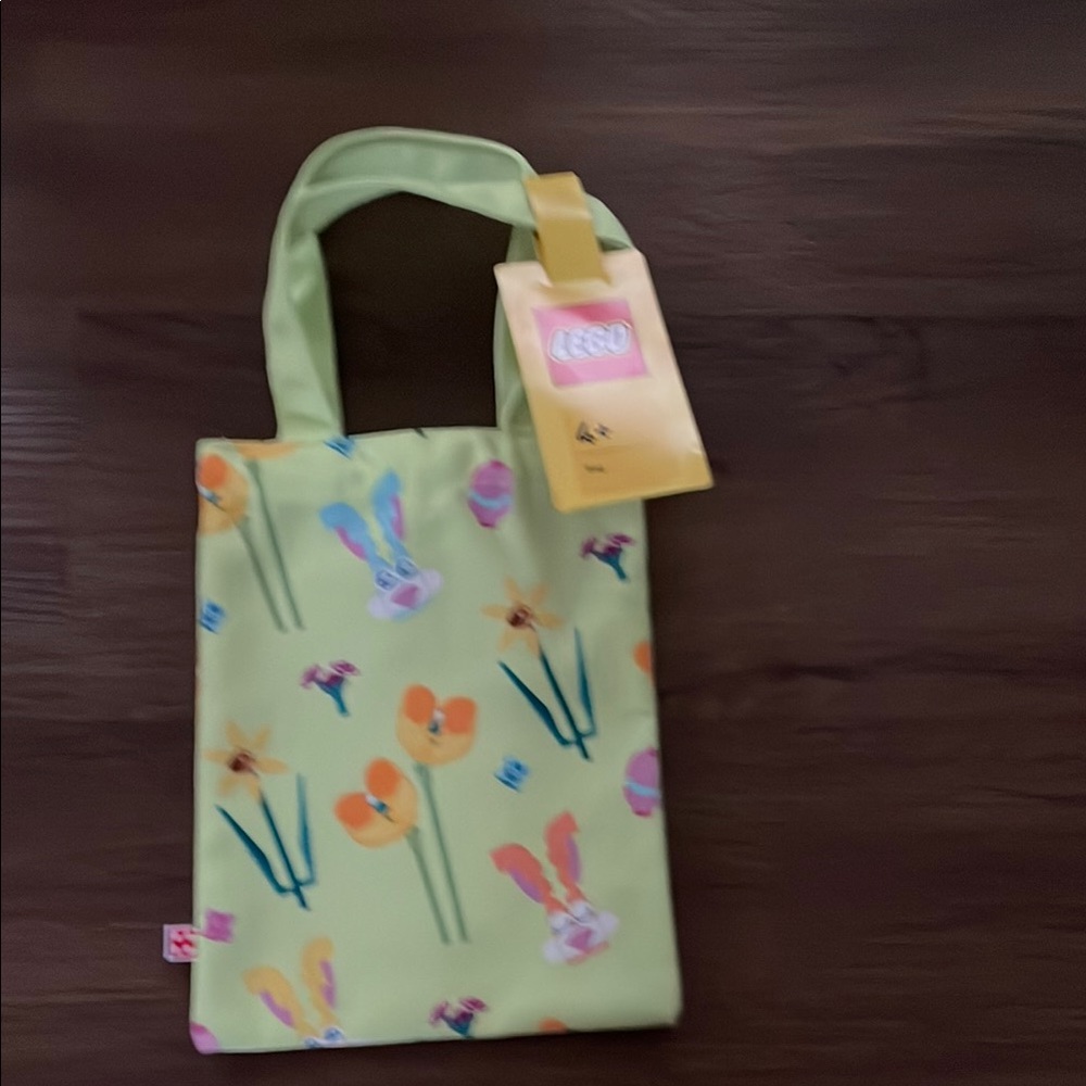 Lego Tote Bag  Easter or Spring NWT